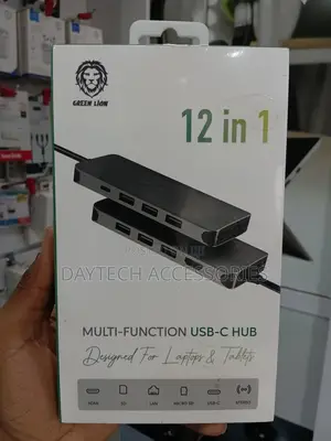 Green Lion 12-in-1 USB-C Hub Docking Station