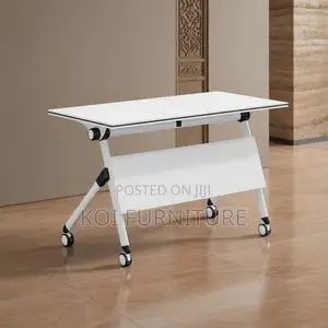 1.2m White Foldable Training Meeting Table