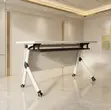 1.2m White Foldable Training Meeting Table - 2