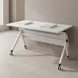 1.2m White Foldable Training Meeting Table - 5
