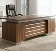 Minimalist Executive Office Desk - Brown - 3