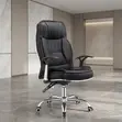 Executive Leather High Backrest Swivel Office Chair - 1