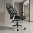 Executive Leather High Backrest Swivel Office Chair - 3