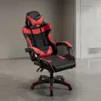 Ergonomic Gaming Office Chair with Headrest - Red - 3