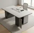 Gray 2.4M Boardroom Table - 1