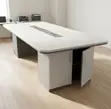 Gray 2.4M Boardroom Table - 2