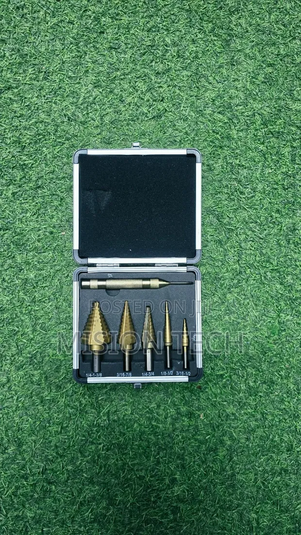 5pcs Step Drill Bit Set - 1