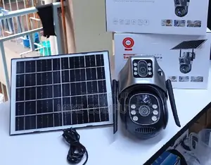 4G SIM Dual Lens CCTV Camera with Solar Panel