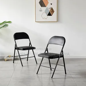 Stylish Folding Chair - Black