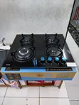 Bolesi Hob ya Gesi ya Kuunganishwa ya 4 Burner na Kioo cha Kina - 2