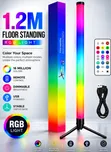 Sakafu Inasimama RGB LED Mwanga - 1.2m - 1