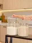 5-Piece Acrylic Storage Canister Set (2.2L-18L) - 2