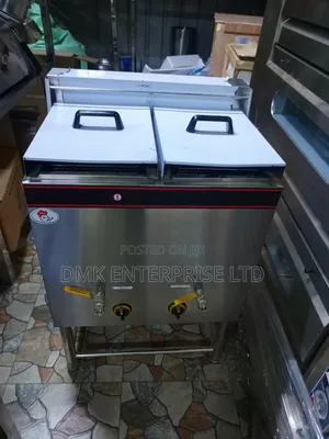 Commercial Double-Tank Gas Deep Fryer