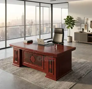 1.8M Executive Wooden L-Shaped Office Desk