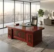 1.8M Executive Wooden L-Shaped Office Desk - 1