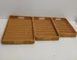 3-in-1 Handmade Rattan Trays - 1