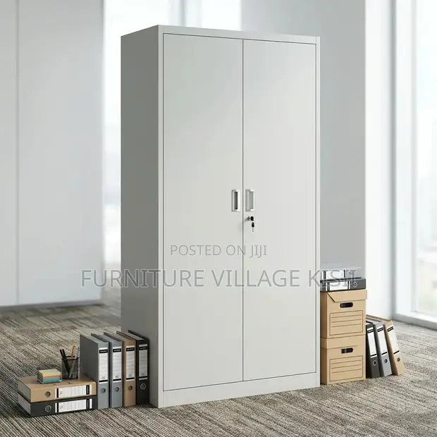 Metallic 5-Shelf Filing Office Cabinet - 1