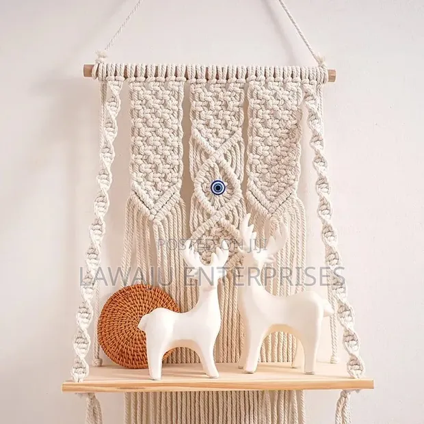 Nordic Style Hanging Plant Shelf - 1