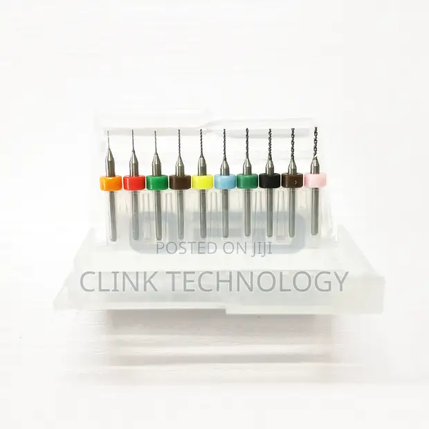 Seti ya Vipande 10 vya Kuchimba vya Tungsten Steel vya PCB (0.3-1.2mm) - 1