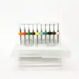 Seti ya Vipande 10 vya Kuchimba vya Tungsten Steel vya PCB (0.3-1.2mm) - 1