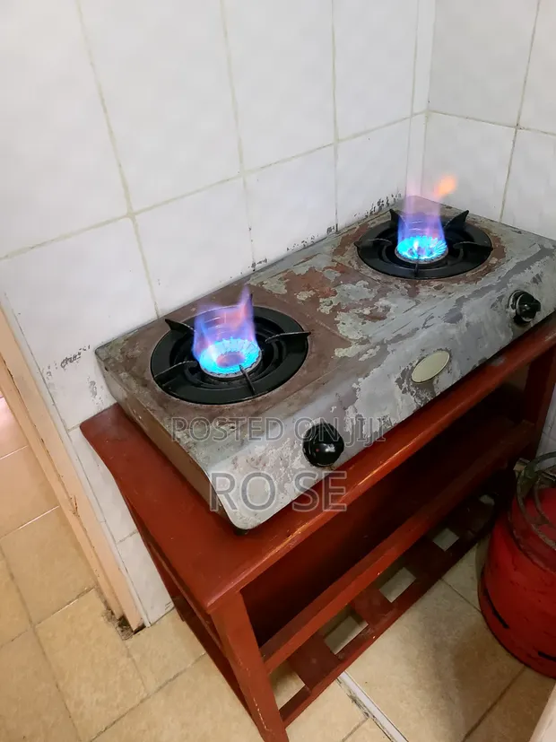2 Burner Gas Cooker with Table Stand - 1