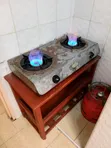 2 Burner Gas Cooker with Table Stand - 2