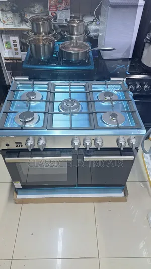 Haier 60x90 Cooker Kamili ya Gesi na Oven ya Umeme