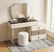 Modern Dressing Table Vanity with Mirror - 2