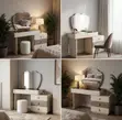 Modern Dressing Table Vanity with Mirror - 3