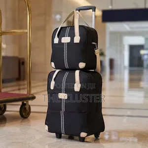 2-in-1 Travel Suitcase Trolley Bag
