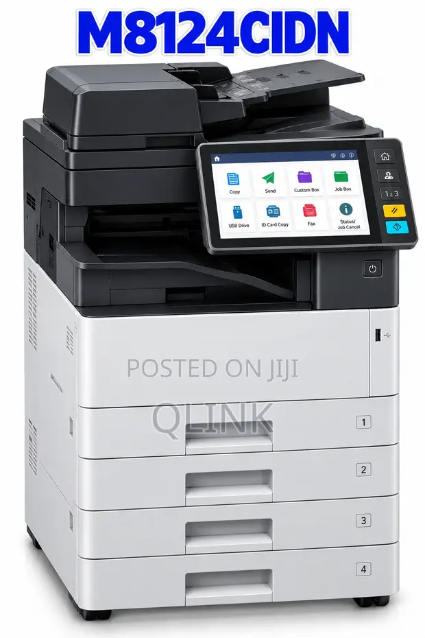 Kyocera Ecosys M8124cidn A3/A4 Colour Multifunction Laser Printer - 1