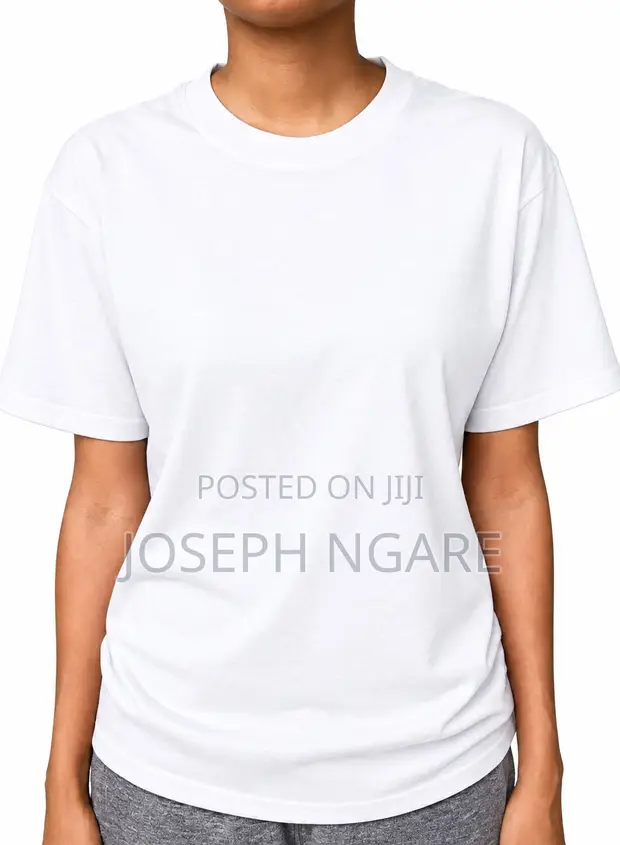 180GSM Heavyweight Cotton Roundneck T-Shirts, S-XL - 1