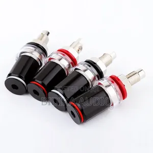 Qincrown QC-195 Rhodium Plated Banana Plug Terminal