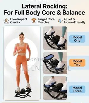 Rock Side Stepper with Mat and Resistance Bands