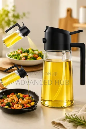 2-in-1 Oil Sprayer & Dispenser Bottle