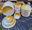 Champagne Gold Swirl Ombre Dinner Set - 2