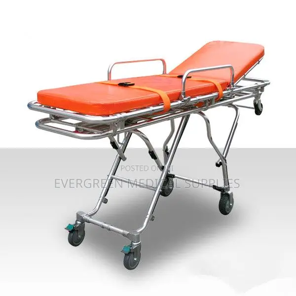 Stretcher ya Ambulance (Stainless Steel) - 1