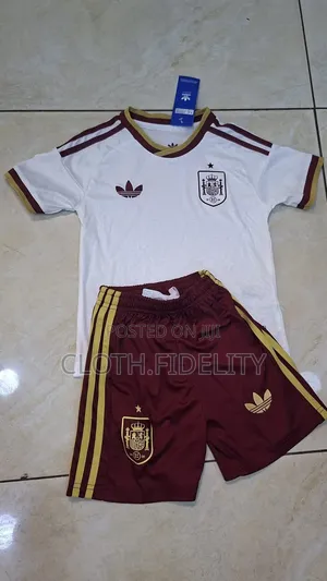 Spain Away World Cup Jersey ya Watoto 2026