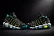 Nike Air More Uptempo '96 Nyeusi Volt Geode Teal - 1