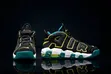 Nike Air More Uptempo '96 Nyeusi Volt Geode Teal - 3