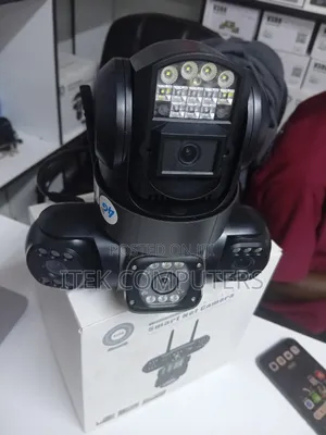 Triple Lens 4G Electric Surveillance Camera