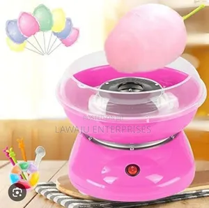Mini Cotton Candy Machine ya Umeme - Pink