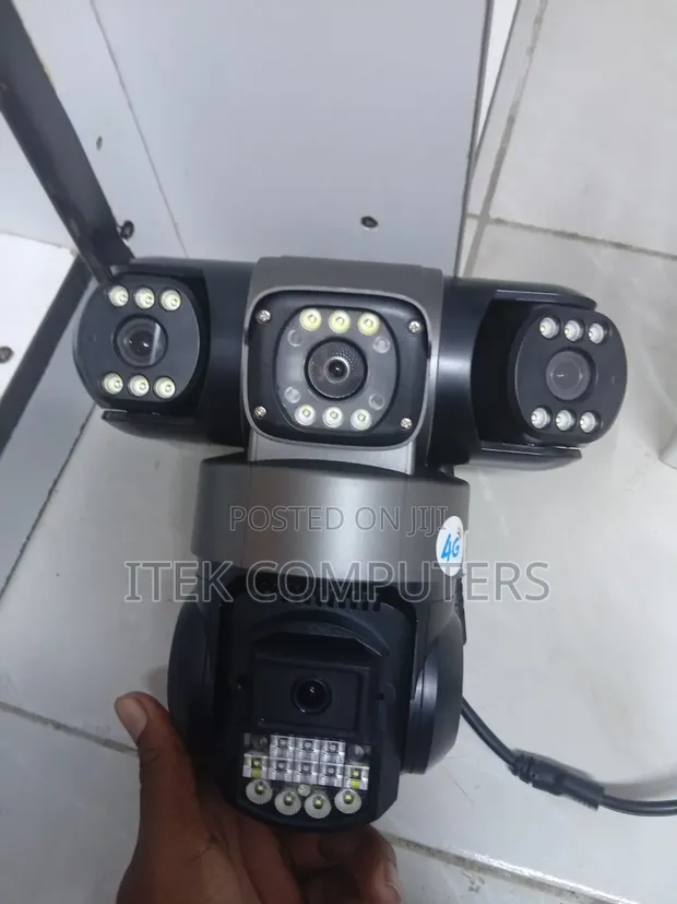 Brand New Electric Triple Lens 4G CCTV Camera - 1