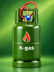 Ramtons 13kg Gas Cylinder Mpya na Gesi, Paipu & Regulator - 1