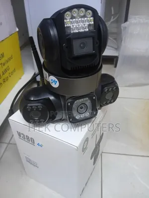 Triple Lens 4G Electric Security Camera