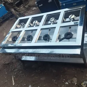 Stainless Steel Commercial 8 Burner Cooker