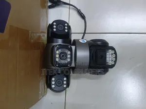 Triple Lens 4G Electric Surveillance Camera for Construction Sites