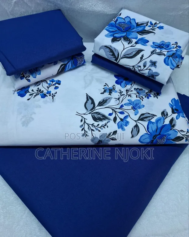 Cotton Bedsheets and Pillow Cases Set - 1