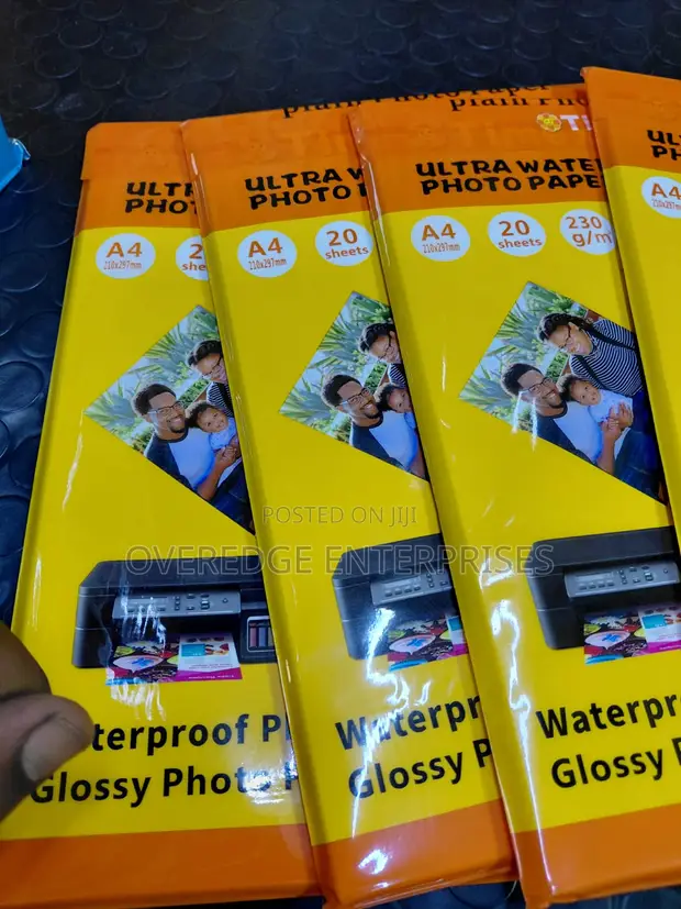 Karatasi ya Picha Plain na Glossy - 25 Shuka - 1