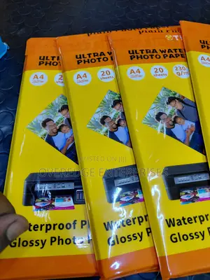 Karatasi ya Picha Plain na Glossy - 25 Shuka